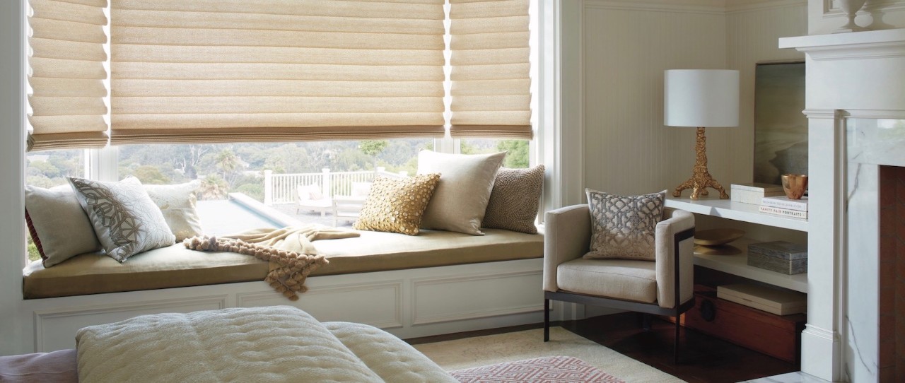 Before and After: New Bay Window with Built-In Blinds